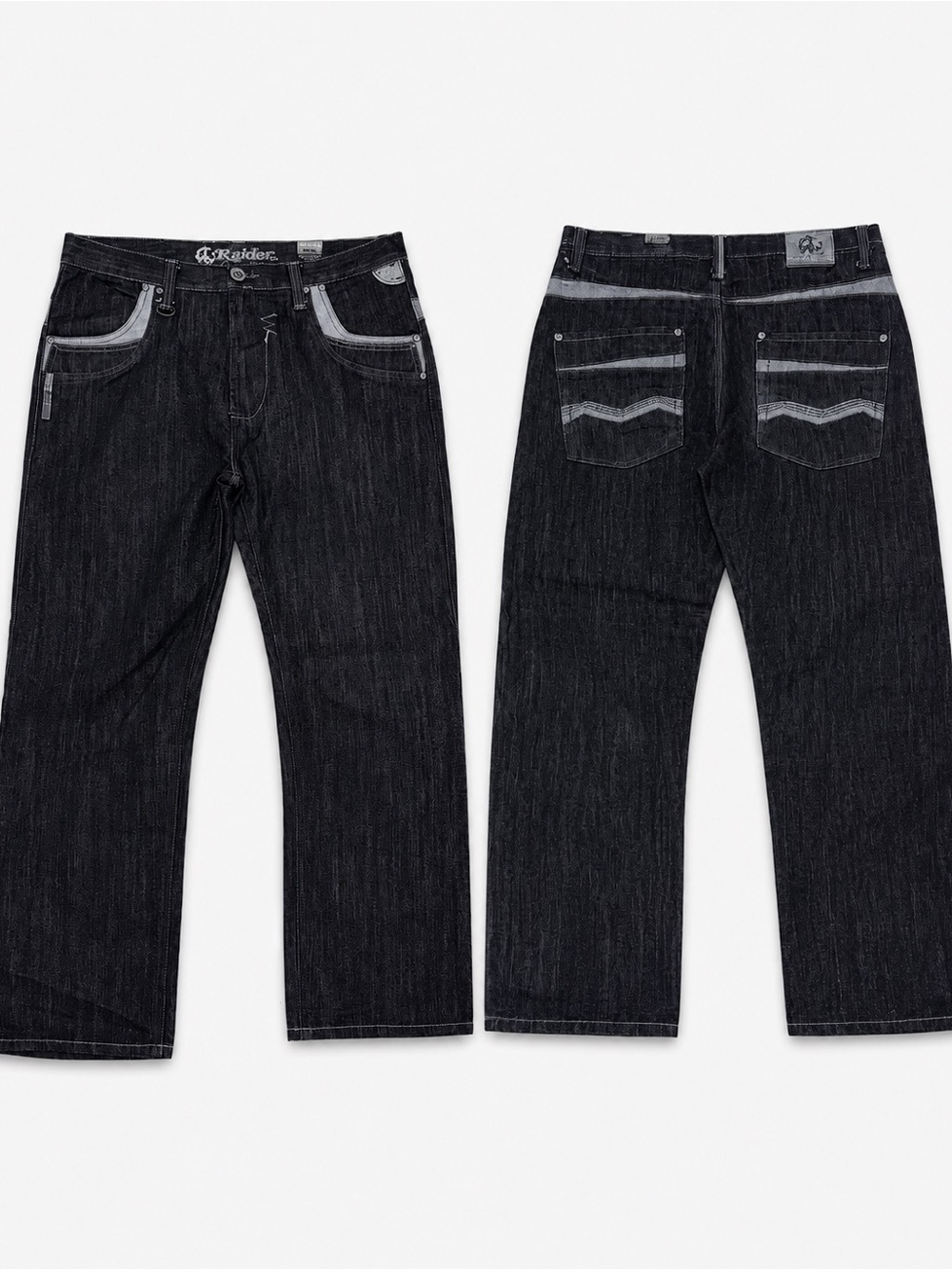 Y2K G-Raider Dark Wash Baggy Jeans 🔥
Size 38x32
